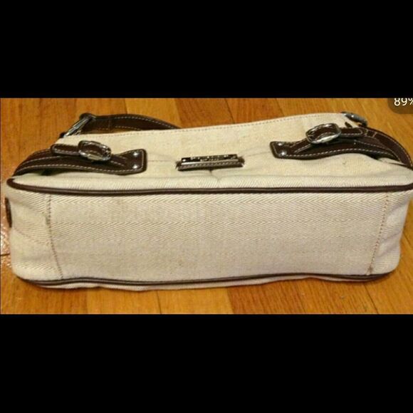 #082 Etienne Aigner Linen handbag - Picture 3 of 4